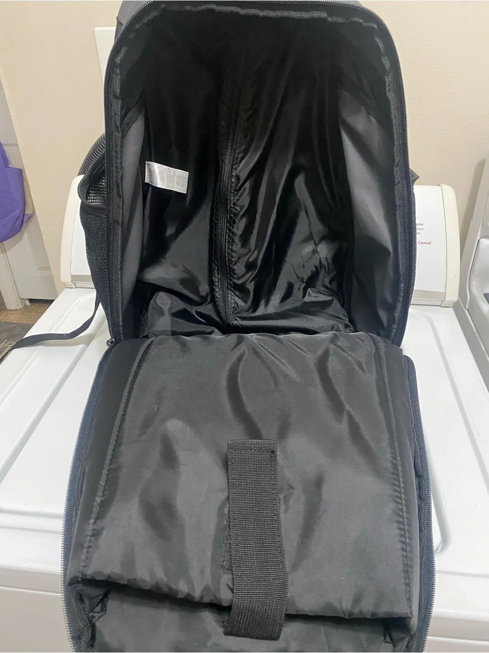 Nike Black Backpack with Embroidered Swoosh
